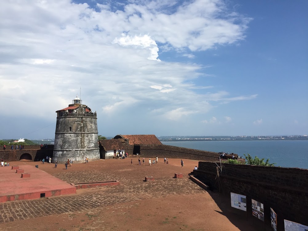 Fort Aguada Sightseeing from a Yacht in Goa