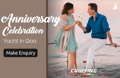 anniversary celebration on yacht in goa package by cruising club india