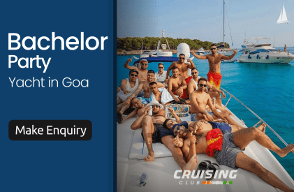 bachelor party on yacht in goa package by cruising club india