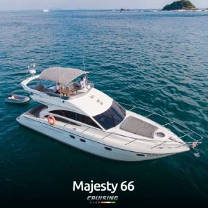 Majesty Private Yacht for hire in Goa. Book this yacht today for your special event.
