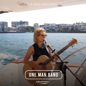 hire one man band artist for your private event on yacht in goa