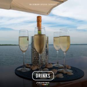 on demand special drinks for party and special events on yacht